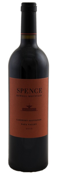 2010 Spence Vineyards Howell Mountain Cabernet Sauvignon, 750ml