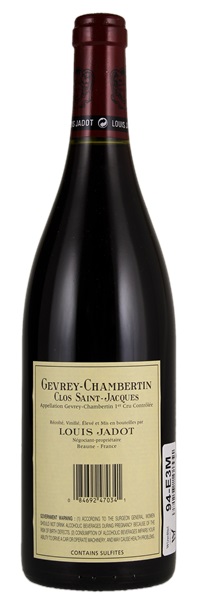 1998 Louis Jadot Gevrey-Chambertin Clos St. Jacques, 750ml
