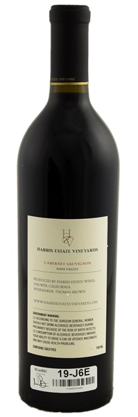 2011 Harris Estate Lakeview Vineyard Cabernet Sauvignon, 750ml