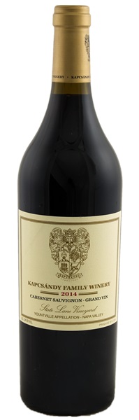 2014 Kapcsandy Family Wines State Lane Vineyard Grand Vin Cabernet Sauvignon, 750ml