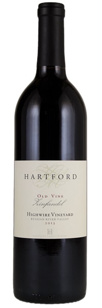 2013 Hartford Family Wines Highwire Vineyard Zinfandel, 750ml