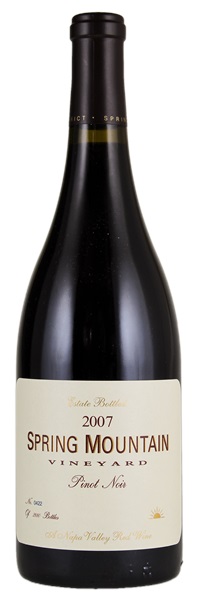 2007 Spring Mountain Pinot Noir, 750ml