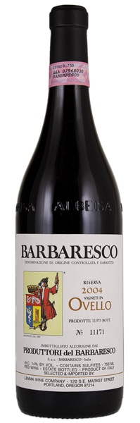 2004 Produttori del Barbaresco Barbaresco Ovello Riserva, 750ml