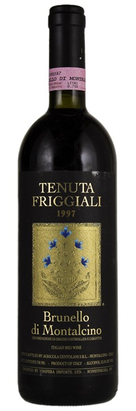1997 Centolani Tenuta Friggiali Brunello di Montalcino, 750ml