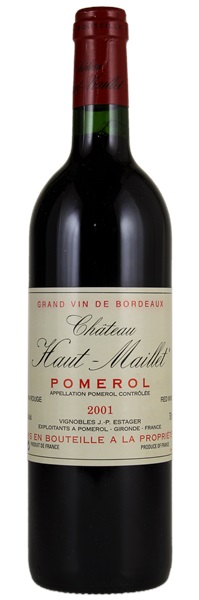 2001 Château Haut-Maillet, 750ml