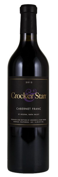 2013 Crocker & Starr Cabernet Franc, 750ml