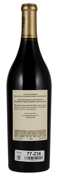 2014 Kapcsandy Family Wines State Lane Vineyard Rapszodia, 750ml