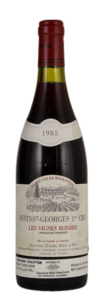 1985 Daniel Rion Nuits St. Georges Les Vignes Rondes, 750ml