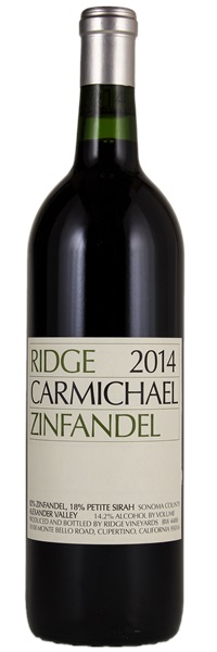 2014 Ridge Carmichael Zinfandel, 750ml