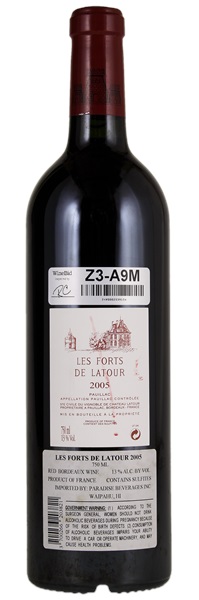 2005 Les Forts de Latour, 750ml