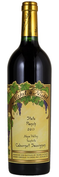 2013 Nickel and Nickel State Ranch Cabernet Sauvignon, 750ml