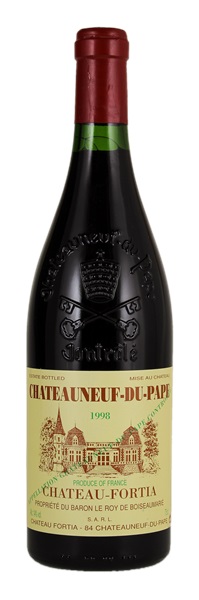 1998 Chateau Fortia Châteauneuf-du-Pape, 750ml