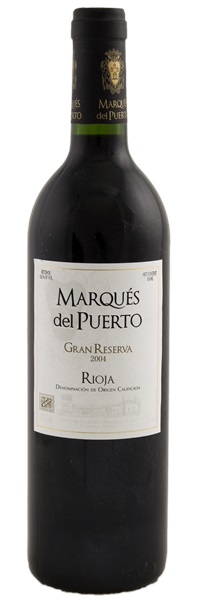 2004 Marques del Puerto Rioja Gran Reserva, 750ml