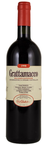1998 Grattamacco Bolgheri Rosso Superiore, 750ml