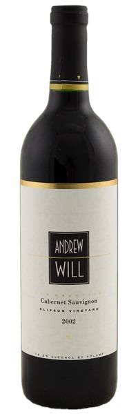 2002 Andrew Will Klipsun Vineyard Cabernet Sauvignon, 750ml