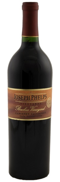 1996 Joseph Phelps Backus Vineyard Cabernet Sauvignon, 750ml