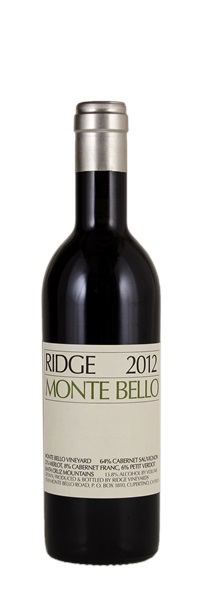2012 Ridge Monte Bello, 375ml