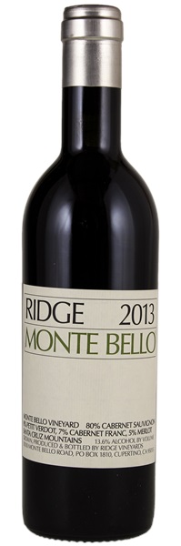 2013 Ridge Monte Bello, 375ml
