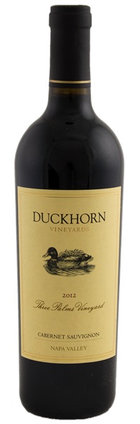 2012 Duckhorn Vineyards Three Palms Vineyard Cabernet Sauvignon, 750ml