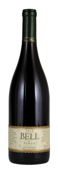 2013 Bell Wine Cellars Canterbury Syrah, 750ml