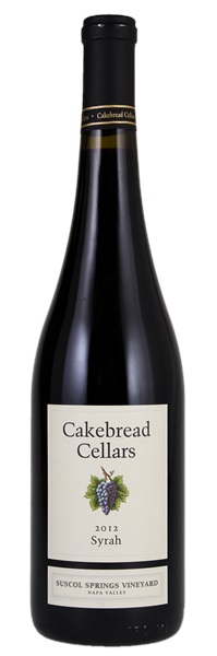 2012 Cakebread Suscol Springs Vineyard Syrah, 750ml