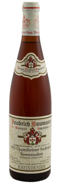 1983 Friedrich Baumann Oppenheimer Sacktrager Beerenauslese #15, 750ml