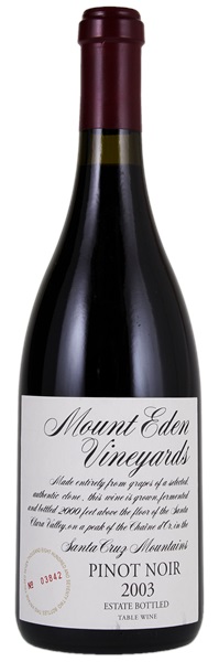 2003 Mount Eden Pinot Noir, 750ml