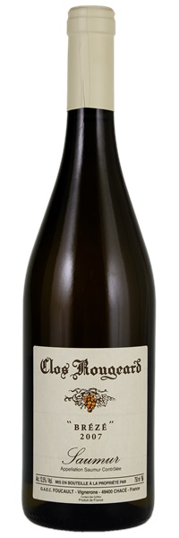 2007 Clos Rougeard (Foucault) Saumur Blanc Brézé, 750ml