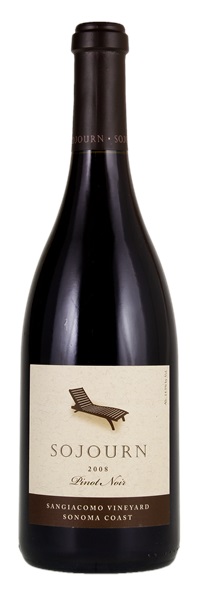 2008 Sojourn Cellars Sangiacomo Vineyard Pinot Noir, 750ml
