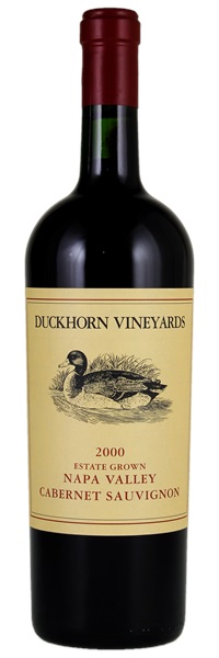 2000 Duckhorn Vineyards Estate Grown Cabernet Sauvignon, 750ml