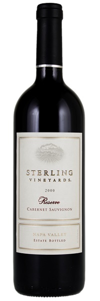 2000 Sterling Vineyards Reserve Cabernet Sauvignon, 750ml
