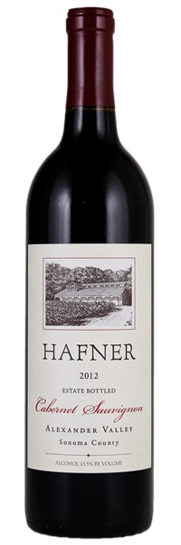 2012 Hafner Cabernet Sauvignon, 750ml