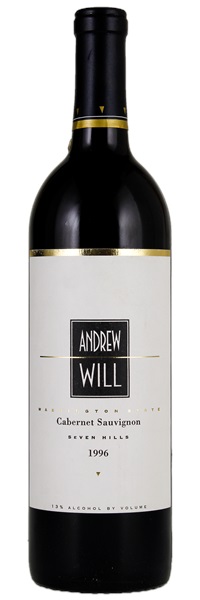 1996 Andrew Will Seven Hills Vineyard Cabernet Sauvignon, 750ml