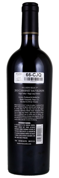 2013 Shafer Vineyards Hillside Select Cabernet Sauvignon, 750ml