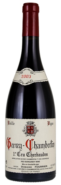 2003 Domaine Fourrier Gevrey-Chambertin Les Cherbaudes Vieille Vigne, 750ml
