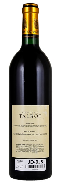 1986 Château Talbot, 750ml