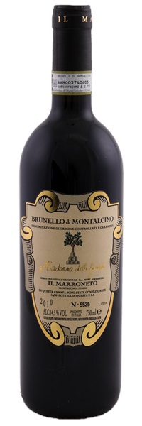 2010 Il Marroneto Brunello di Montalcino Madonna delle Grazie, 750ml
