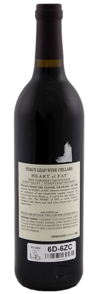 2014 Stag's Leap Wine Cellars Heart of Fay Cabernet Sauvignon, 750ml