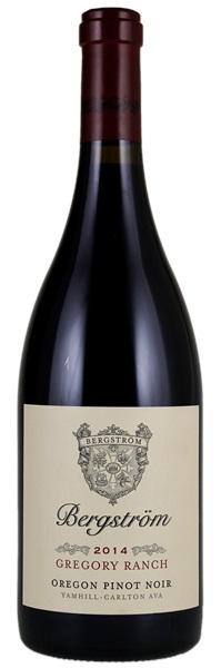 2014 Bergstrom Winery Gregory Ranch Pinot Noir, 750ml
