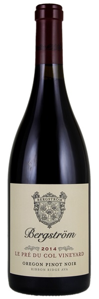 2014 Bergstrom Winery Le Pré Du Col Vineyard Pinot Noir, 750ml