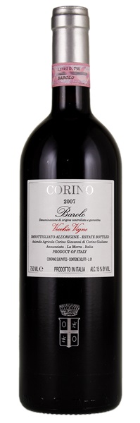 2007 G. Corino Barolo Vecchie Vigne, 750ml