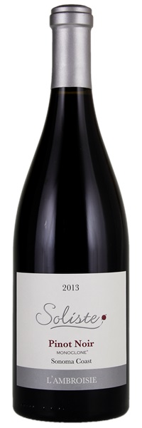 2013 Soliste L'Ambroisie Pinot Noir, 750ml