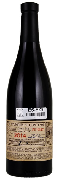 2014 Cirq Bootlegger's Hill Pinot Noir, 750ml