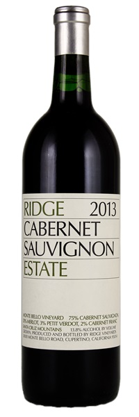 2013 Ridge Estate Cabernet Sauvignon, 750ml