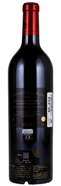 2012 Château Cheval-Blanc, 750ml