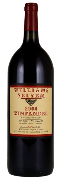 2004 Williams Selyem Forchini Vineyard Zinfandel, 1.5ltr