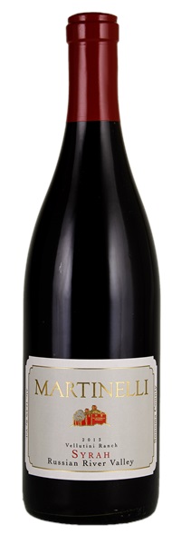 2013 Martinelli Vellutini Ranch Syrah