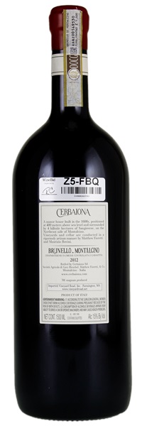 2012 Cerbaiona Brunello di Montalcino, 1.5ltr