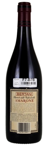 1985 Bertani Recioto della Valpolicella Amarone Classico Superiore, 750ml