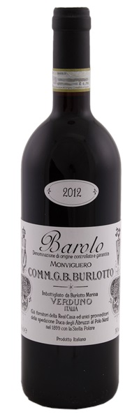 2012 Burlotto Barolo Vigneto Monvigliero, 750ml